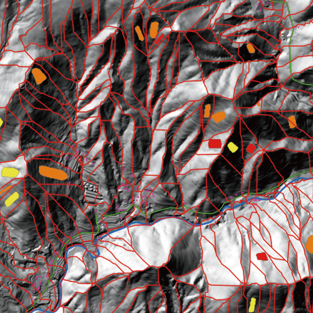 GIS×数値解析による広域斜面崩壊危険度評価